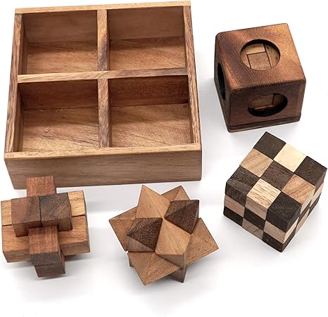 Wooden Puzzle Set